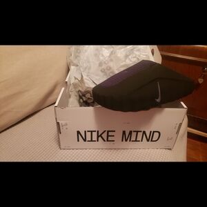 Nike Black Slide Sandal with Purple Insole